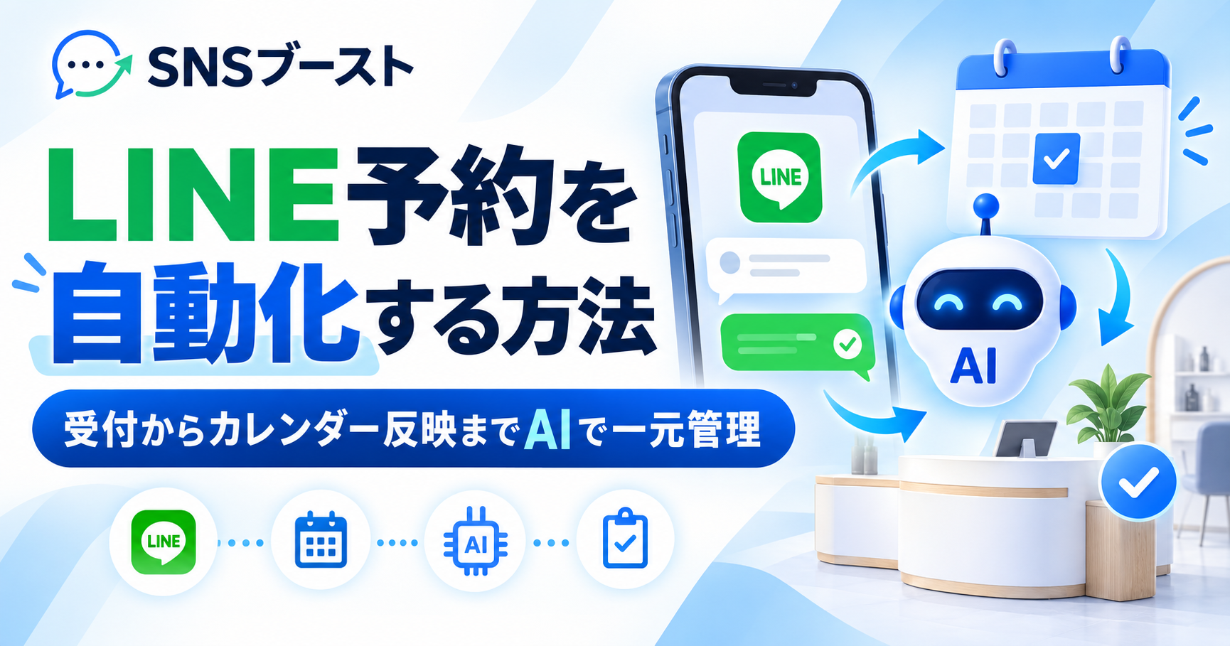 LINE予約を自動化する方法｜受付からカレンダー反映までAIで一元管理