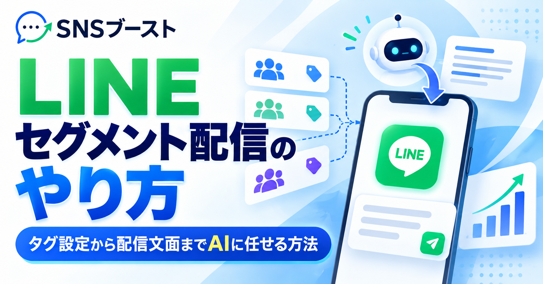 LINEセグメント配信のやり方｜タグ設定から配信文面までAIに任せる方法